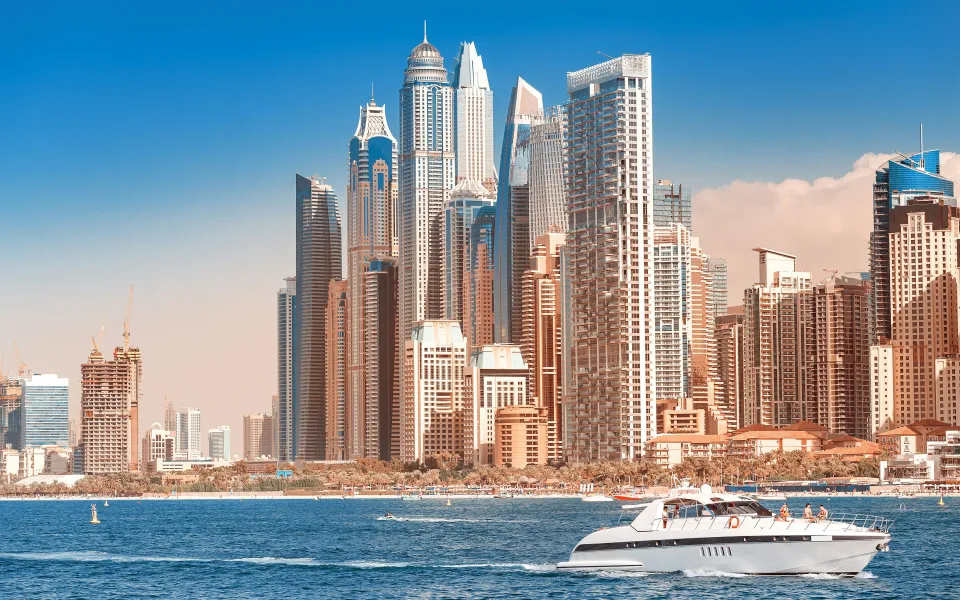 Dubai stage in het buitenland