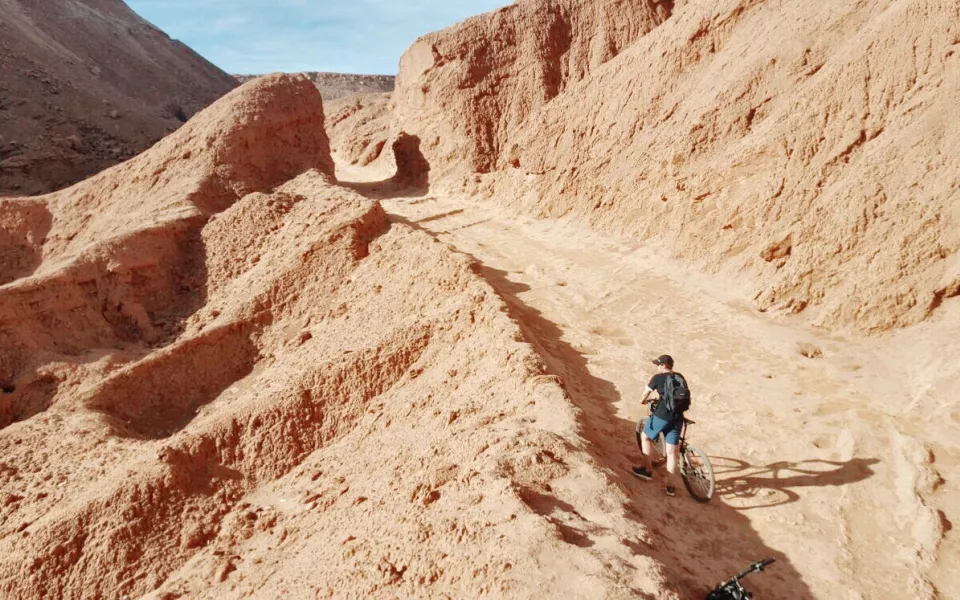 Jan-Jelle tijdens zijn stage in Chilli