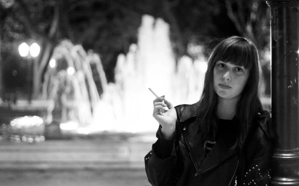 Julee tijdens haar stage in Montpellier, Frankrijk