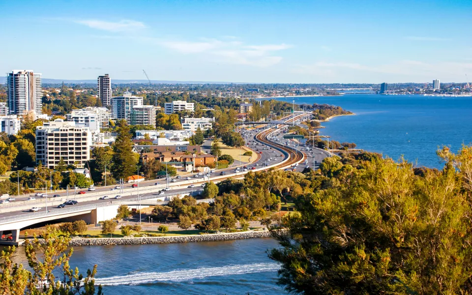 Perth stage in Australie
