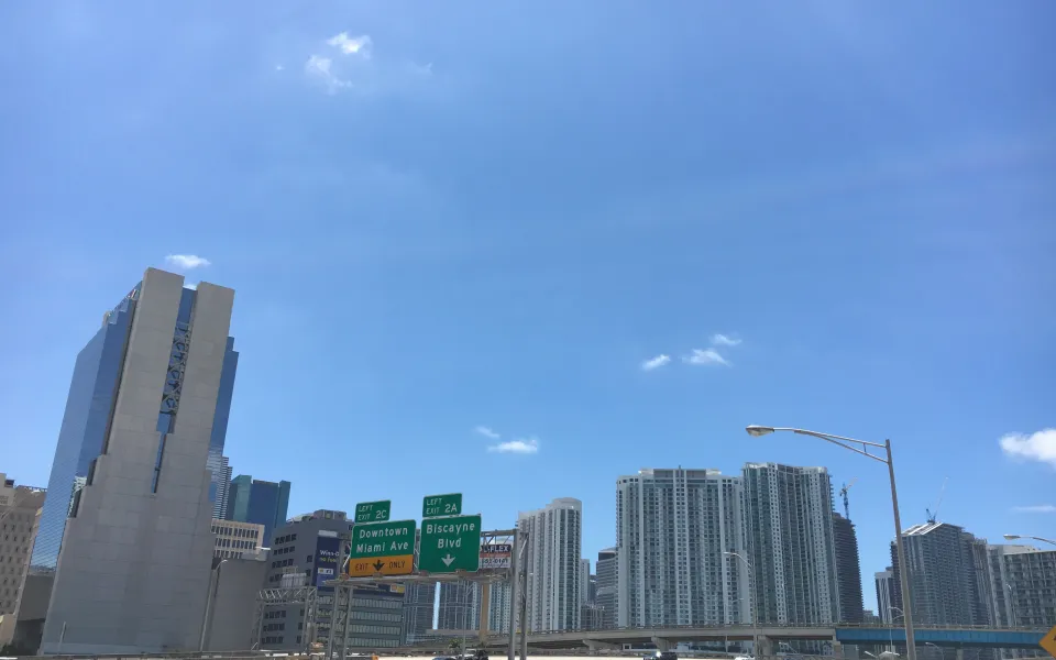 Thijs tijdens zijn stage in Miami, USA! 2