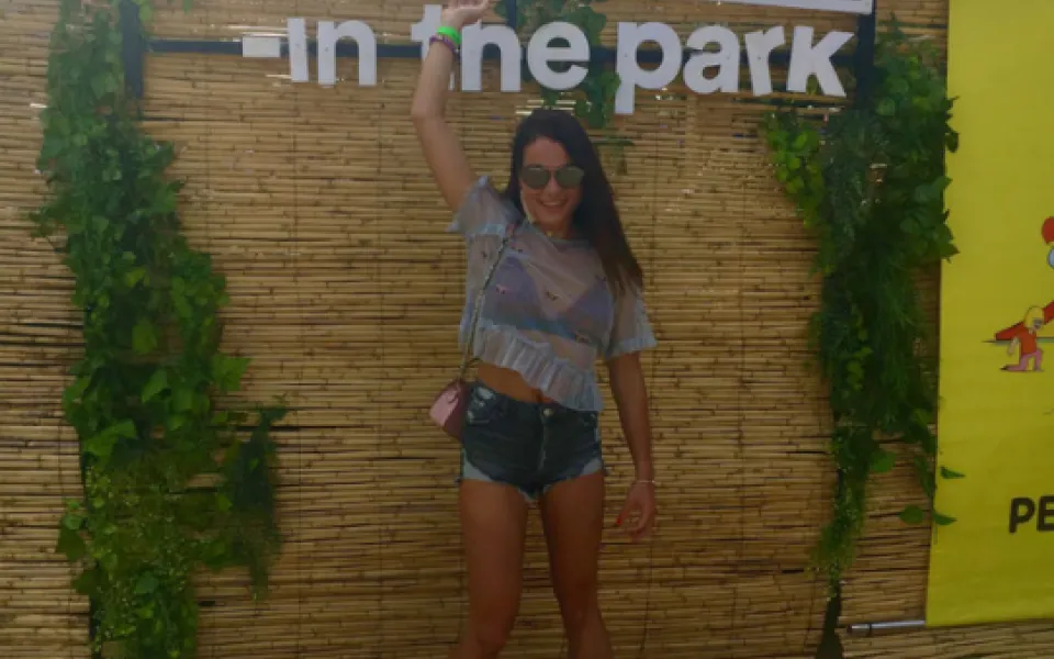 Fleurance tijdens haar stage in Barcelona