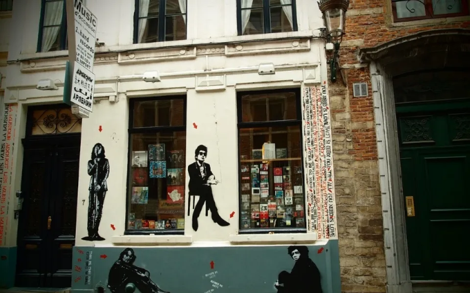 Max tijdens zijn stage in Brussel