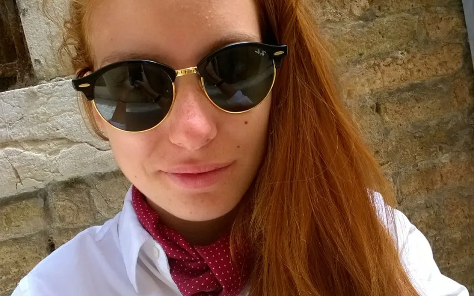 Petra tijdens haar stage in Venetië, Italië 3