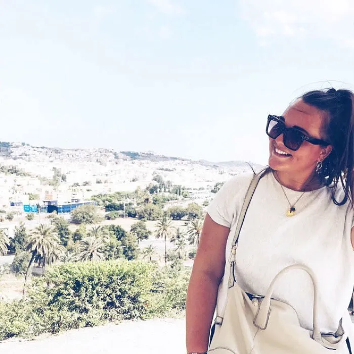 Nina tijdens haar stage in Málaga